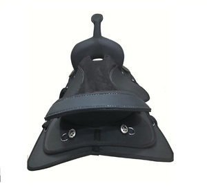 Selle Western en Coton pour Cheval, avec Arceau en Bois et Finition en Cuir, Légère et Confortable, Taille Complète, Équipement d'Équitation, Modèle SRS0021C - Product Image 4