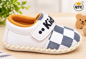 Chaussures de marche pour bébé, en rexine souple, fermeture velcro, baskets pour nourrissons, chaussures pour enfants toutes saisons, logo personnalisé - Product Image 2