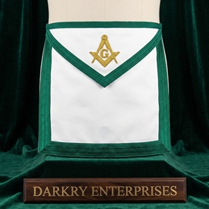 Custom Manufacturer Masonic Regalia Hand Embroidered Bullion <b>Wire</b> Apron Wholesale Bespoke Lodge Uniform Personalized <b>Crafts</b> - Product Image 5