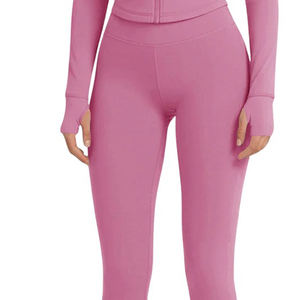 Leggings de fitness taille haute pour femmes, en nylon et élasthanne doux, pantalons de yoga, vêtements de sport pour la salle de sport et l'entraînement - Product Image 3