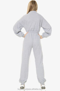 Brand New <b>Women's</b> <b>Casual</b> Long Sleeve <b>Jumpsuit</b> Sustainable Reversible Ladies Girls Loungewear with Elasticated Waist Sweatsuit - Product Image 4