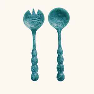 Premium Handmade Resin Salad Servers Spoon <b>Set</b> High Quality Eco-Friendly New Designs <b>Kitchen</b> <b>Accessories</b> for Home Use - Product Image 4