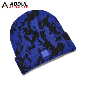 Classic Jacquard <b>Beanies</b> Hat Soft Knitted Warm Design Comfortable Wear For Outdoor Sports And Lifestyle Use - Product Image 1