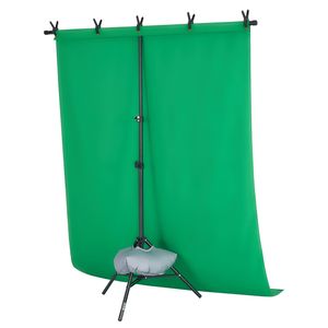 Kit de support de fond photo portable réglable 5 x 6,5 pieds, robuste avec 3 barres transversales - Product Image 1