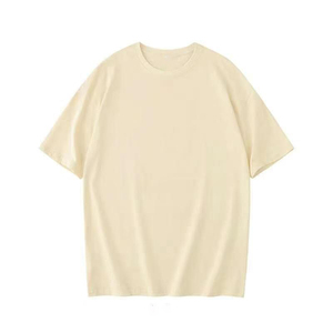 Camisetas Casuales Transpirables de Manga Corta, Color Sólido, 200GSM, CVC, con Logotipo Personalizado Bordado, Precio de Fábrica en Bangladesh, OEM - Product Image 3