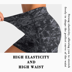 ชุดโยคะขาสั้นพร้อมผ้าสไปเด็กซ์ยืดหยุ่นสำหรับผู้หญิง - Product Image 2