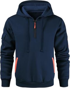 Men Full <b>Zip</b> Fleece Hoodie Heavyweight Cotton Terry <b>Zip</b> Up <b>Hooded</b> Sweatshirt Custom Logo Winter Casual Outerwear - Product Image 1