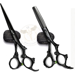 Tijeras Profesionales de Acero Inoxidable para Cortar el Cabello, para Diestros, 6.5 Pulgadas, Punta Redonda, para Uso Doméstico, Tijeras de Barbería para Mujeres, Hombres y Adultos - Product Image 3