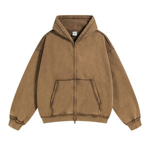 Sweat à capuche OEM en coton épais pour hommes, idéal pour les marques de streetwear, commande en gros, livraison rapide - Product Image 5