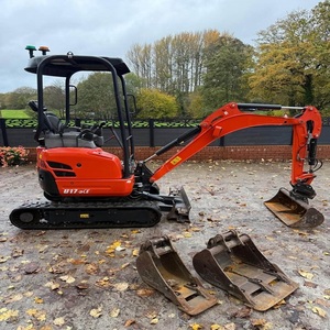Excavadora Kubota U17-3 de Alta Calidad, Mini Excavadora Kubota con Motor, Bomba, Engranaje, PLC y Cilindro KYB para Obras de Construcción - Product Image 2