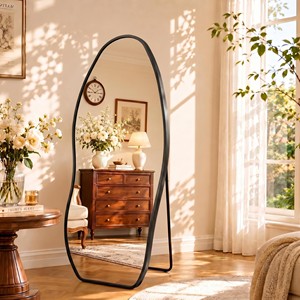 Marco de Espejo de Pared de Madera Tradicional, Hecho a Mano, Ecológico, Duradero, de Madera de Sheesham, OEM, Personalizado, Venta al Por Mayor |   Aqudus Saleem - Product Image 4