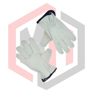 Guantes de Trabajo de Piel de Cabra para Protección de Manos, Resistentes a Cortes, Anti-Calor, Antiestáticos, Antideslizantes, Transpirables, Sin Silicona - Product Image 4