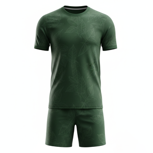 ชุดฟุตบอลยูนิเซ็กซ์พร้อมกางเกงขาสั้น ชุดสองชิ้นพรีเมียมสำหรับไลฟ์สไตล์ ชุดฝึกซ้อมฟุตบอล ชุดกีฬา รับผลิตตามสั่ง ขายส่ง - Product Image 1