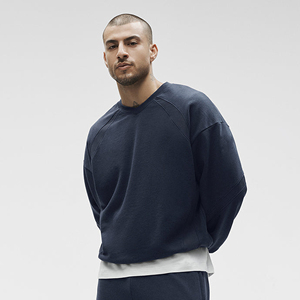 High Quality <b>Men's</b> Plain Crew Neck Sweatshirt Custom Logo <b>Pullover</b> Casual Cotton Sweatshirt - Product Image 1