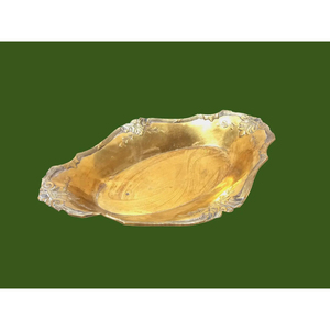 Superior Quality Silver Brass Made Tray And Platters Unique Design Tableware Food Snacks Serving Tray For Hot Sale Supplies - Product Image 1