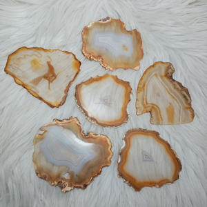 Venta al por mayor de alta calidad Natural Indonesia Iris forma de losa piedras preciosas artesanía curación cristal 6-10 cm - Product Image 1