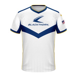Camiseta de Fútbol con Cuello en V, Sublimación Completa, Manga Corta, Absorbe la Humedad, Elástica en Cuatro Direcciones, Transpirable, Ecológica, Ajuste Atlético - Product Image 5