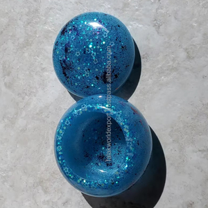 Ensemble de bocaux en résine élégants Ornement tournant et non tournant-Design texturé avec motif de fruits pour les cuisines et Bobble Head par FWE - Product Image 4