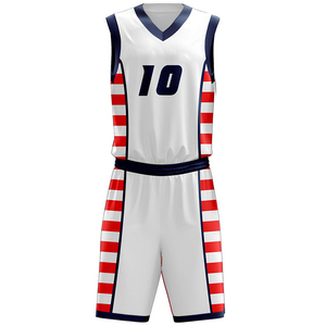 Fabricante de Camisetas de Baloncesto Sublimadas Personalizadas, Uniforme de Equipo para Hombres Adultos, Diseño Gratuito, OEM al por Mayor, 100% Poliéster de Secado Rápido - Product Image 1