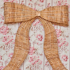 Nouvelle arrivée : étagère suspendue en rotin en forme de nœud pour la décoration des enfants, fabriquée au Vietnam, prix de gros, OEM, ODM, couleur au choix. - Product Image 6