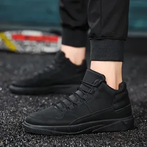 Nuevas zapatillas rojas de moda para hombre, zapatos informales de cuero de alta calidad para hombre, zapatillas de hip hop para calle, zapatos de skate para hombre, zapatillas para hombre - Product Image 1