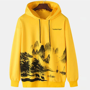 เสื้อฮู้ดผู้ชายแบบสวมหัวรุ่นใหม่มาแรง ลดราคาพิเศษ ผลิตจากผ้าฝ้าย 100% ระบายอากาศได้ดี เป็นมิตรกับสิ่งแวดล้อม กันน้ำ สไตล์ลำลอง - Product Image 1