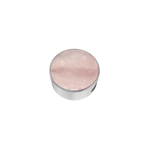 Premium Silver Plated 925 Sterling Silver Classic Slider Rose Quartz Mix Shapes Spring <b>Lock</b> Adjustable <b>Cable</b> Chain Bezel Gift - Product Image 6