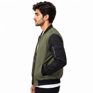 Blousons Bomber Homme Sur Mesure 2026 – Qualité Supérieure, Style Urbain, Service OEM Personnalisé à Prix Abordable - Product Image 4