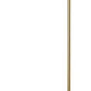 Lampe de sol élégante en métal blanc avec abat-jour en lin pour un style intérieur minimaliste - Product Image 2