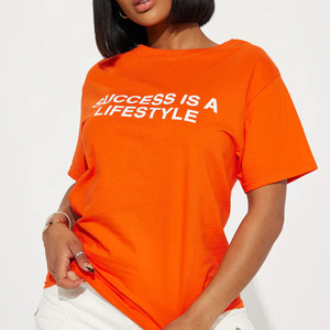 Nouvelle Collection – T-shirts Décontractés d'Hiver pour Femmes en Toile Sublimée, Manches Courtes Compressées, Col Rond, Couleur Unie, Qualité Supérieure - Product Image 4