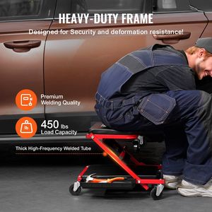 Sgabello da Officina Pieghevole a Z da 36 Pollici, Capacità 300 Libbre, Strumento per Riparazioni Auto per Meccanici - Product Image 3