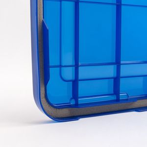 74 Qt. Boîtes de rangement en plastique transparent avec couvercles hermétiques et joint d'étanchéité - Product Image 3