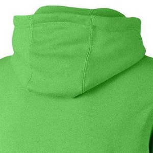 เสื้อสเวตเชิ้ตมีฮู้ดสีเขียวสำหรับผู้ชาย ทรงปกติ สีพื้น ผ้าฝ้ายฟลีซ แขนสั้น มีกระเป๋า เหมาะสำหรับใส่ในฤดูใบไม้ร่วง - Product Image 6