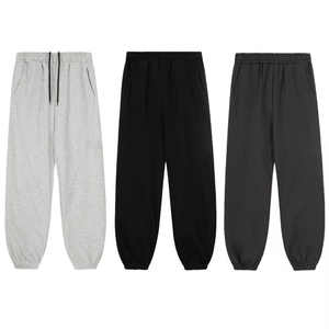 Pantalon de jogging pour homme en coton de haute qualité avec poche latérale, coupe décontractée, respirant, vêtements décontractés pour homme, logo personnalisé - Product Image 1