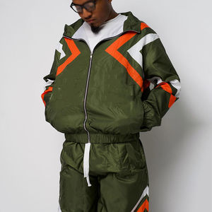Custom 2 Pieces Windbreaker Sets Custom Lightweight Workout Men's <b>Jacket</b> Sports Windbreaker Sets Windbreaker <b>Jackets</b> Set - Product Image 3