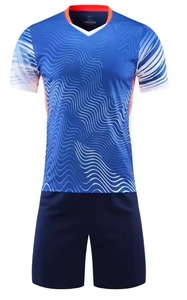 Ensemble de maillot de football orange unisexe sans manches, col en V, polyester respirant, coupe athlétique, toutes saisons, impression sublimée - Product Image 6