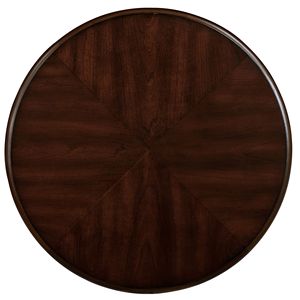 22 Retro Round Solid Wood Console <b>Table</b> Easy-to-Assemble Cherry <b>Sofa</b> <b>Side</b> <b>Table</b> with Shelf <b>for</b> Living Room Corner - Product Image 5