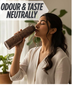 Botella de Agua de Cobre de 1 Litro, Martillada, Ayurvédica, para el Bienestar, Hecha a Mano, con Tapa Hermética, Apta para Beber, Viajar y Hacer Senderismo - Product Image 5