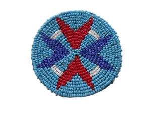 ถาดรองแก้ว4ชุดลูกปัดหลากสีดีไซน์ใหม่สำหรับชาถ้วยโต๊ะของตกแต่งงานปาร์ตี้ - Product Image 4