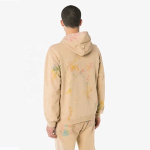 Sudaderas con capucha Acid Wash French Terry Heavyweight Hoodies Fabricantes Custom Puff Printing Logo Fashion Distress Men Hoodie - Product Image 5