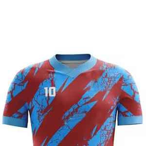 เสื้อฟุตบอลผ้าคุณภาพดี ระบายอากาศได้ดี แห้งเร็ว สำหรับผู้ใหญ่ รุ่นใหม่ ชุดฝึกซ้อม - Product Image 2