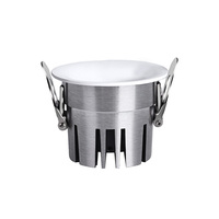 Spot LED 7W pour hôtel, design incurvé, Ra92, CRI élevé, respectueux des yeux, downlight LED encastré modulaire en aluminium