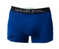 Vente en gros OEM Personnalisé Caleçons Boxers pour Hommes en Fibre de Bambou Tricotée Écologiques Confortables Respirants Imprimés par Sérigraphie