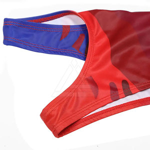 <b>Men</b> Wrestling <b>Singlets</b> With Smooth Fabric And Body Fit Design <b>For</b> Movement Control During Practice Training - Product Image 4