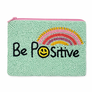 <b>Pink</b> Beaded Coin Bag With Shell Embroidery for Party & Gifting Top Rated Beaded Coin Clutch Mini <b>Purse</b> With Zip Closure Mini Bag - Product Image 4