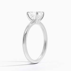 Anillo BOJ con Corte Asscher de 72 Puntas, Plata 925, Halo de Diamantes, Anillo Solitario con Piedra de 2 Quilates, Color D, Claridad VVS1, Moissanita Certificada por GRA, Precio Bajo - Product Image 2