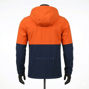 Chaqueta Softshell para Hombre, Estilo Casual, con Capucha y Cierres de Contraste, Ajustable, para Actividades al Aire Libre - Product Image 2