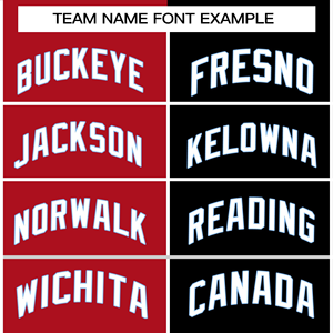 Maillot de basketball rouge et noir à coupe classique avec finition dorée, personnalisable avec le nom et le numéro du joueur, maillot de football léger - Product Image 6