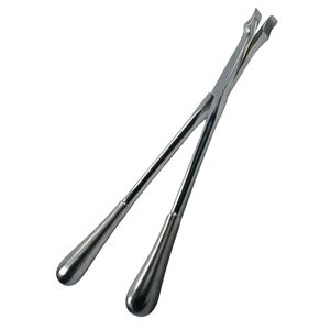 Écarteur de plâtre Haglund, partie de travail courbée à droite, 280 mm de long, instruments chirurgicaux en acier inoxydable, fabricant au Pakistan - Product Image 1