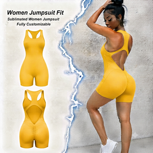 Combinaison moulante rose taille haute en tricot pour femme, sans manches, sexy, style clubwear, au-dessus du genou, couleur unie, en Spandex et Polyester - Product Image 1